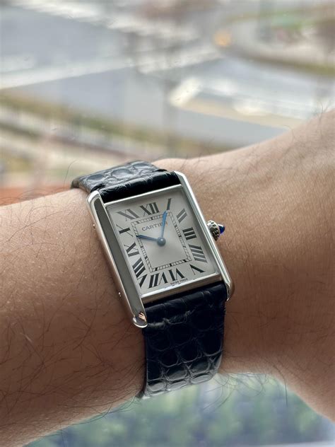 cartier tank reptime|cartier tank must review.